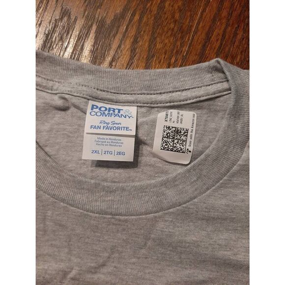 New 2XL Battlestar Galactica BSG75 Heather Grey Black Long Sleeve Tee T-Shirt - Picture 4 of 4